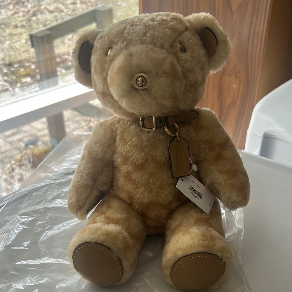 Coach Shearling Bear